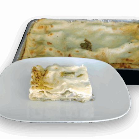 Lasagna Carciofi e Provola