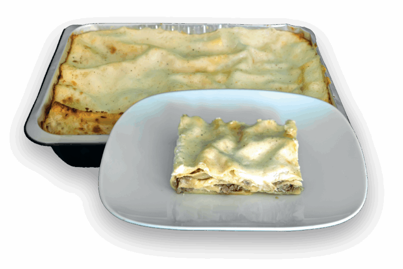 Lasagna Salsiccia e Funghi