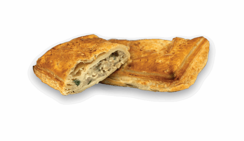 Sfogliata salsiccia e funghi